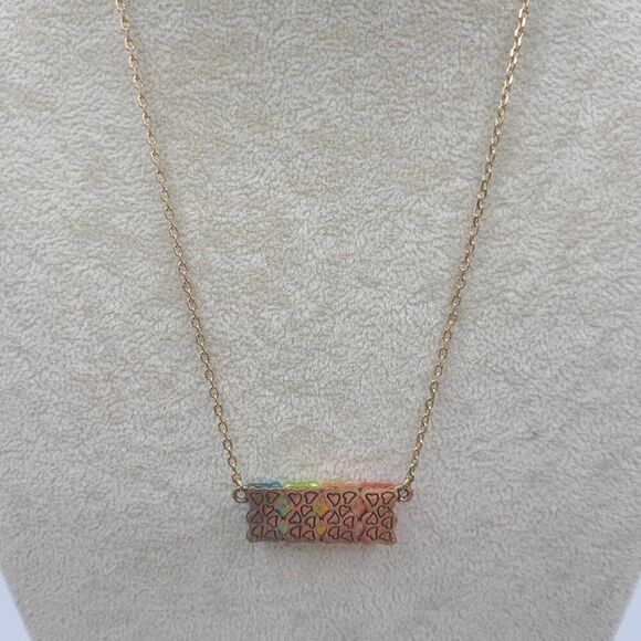 Betsey Johnson delicate Gold Tone Gummy Bear Necklace - Picture 4 of 8